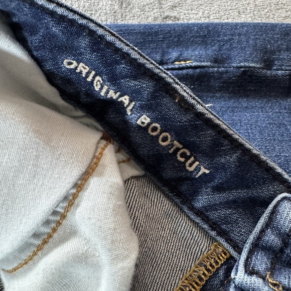 American Eagle AirFlex + Jeans Mens Size 36x32 Blue Bootcut Stretch  (M: 36x31) - Picture 8 of 12